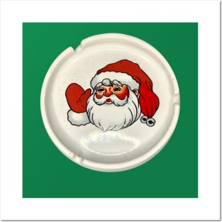 Santa Says Hi - Ashtray Posters and Art